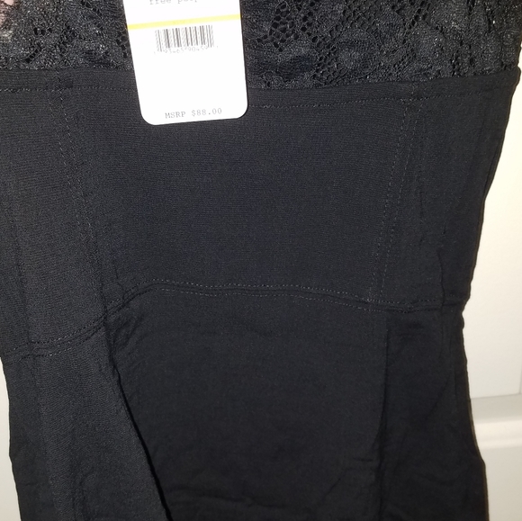 🆕FREE PEOPLE premonitions lace black dress size small - Picture 9 of 11